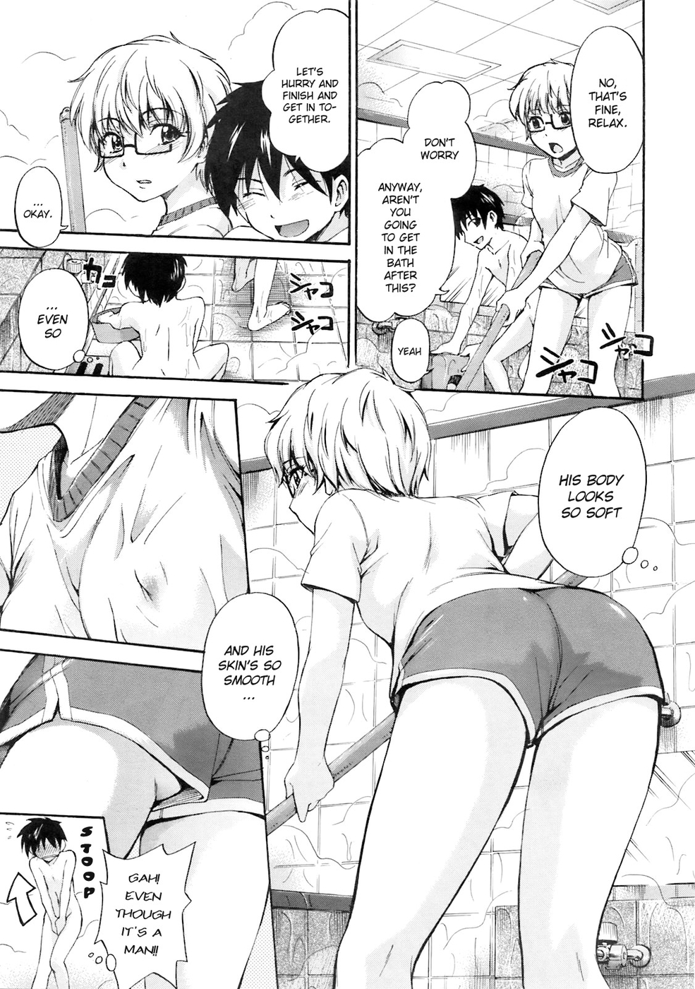 Hentai Manga Comic-Bath Flower-Read-3